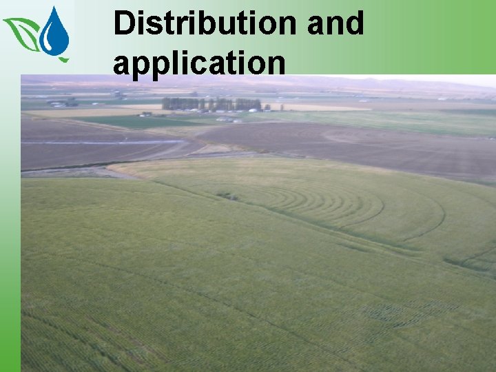 Distribution and application 