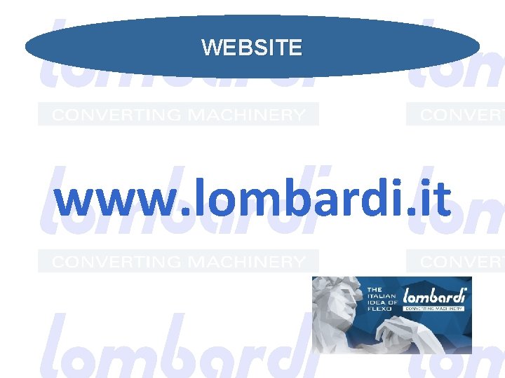 WEBSITE www. lombardi. it 