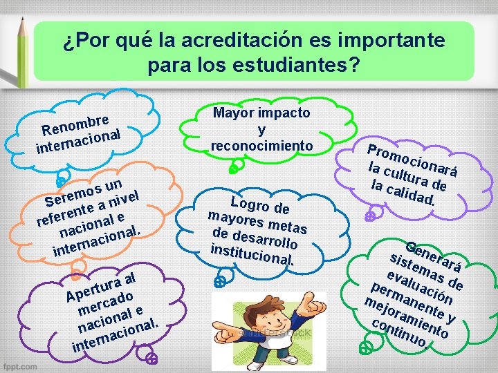 ¿Por qué la acreditación es importante para los estudiantes? bre m o n e