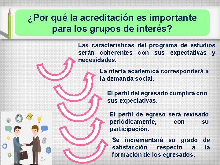 ¿Por qué la acreditación es importante para los grupos de interés? Las características del