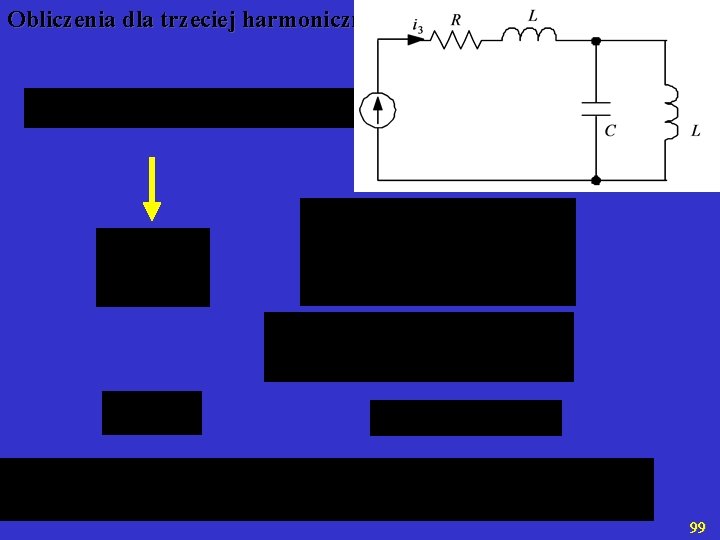 Obliczenia dla trzeciej harmonicznej 99 