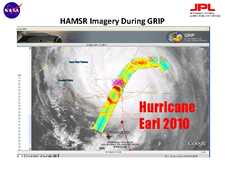 HAMSR Imagery During GRIP Hurricane Earl 2010 