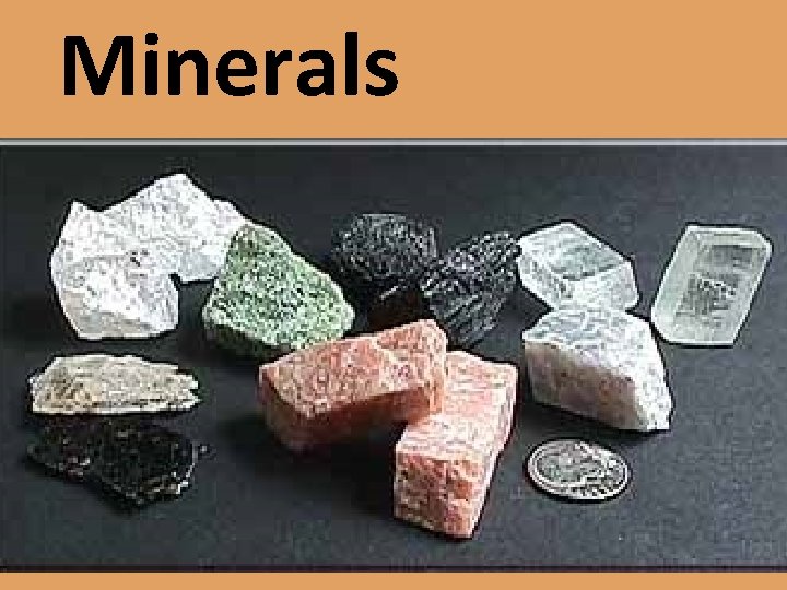 Minerals 