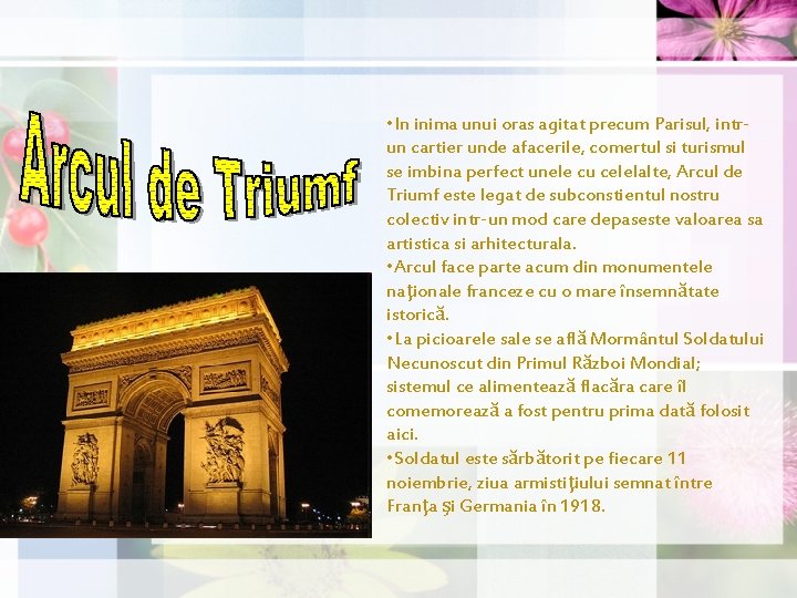 • In inima unui oras agitat precum Parisul, intrun cartier unde afacerile, comertul • In inima unui oras agitat precum Parisul, intrun cartier unde afacerile, comertul