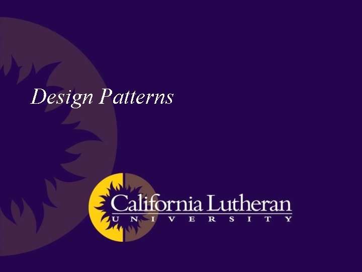 Design Patterns 