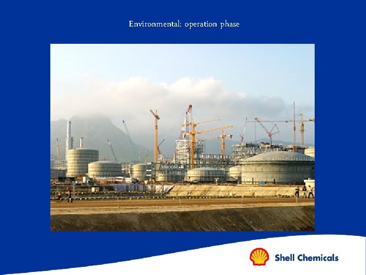 Environmental: operation phase 