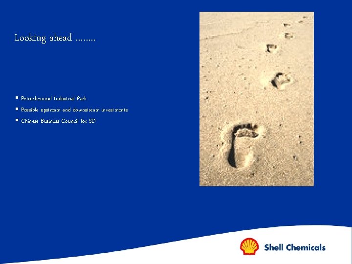 Looking ahead ……. . § Petrochemical Industrial Park § Possible upstream and downstream investments