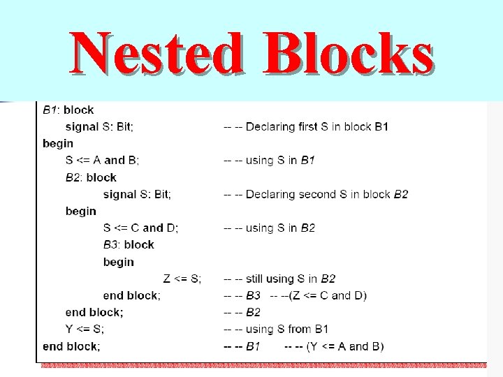 Nested Blocks 