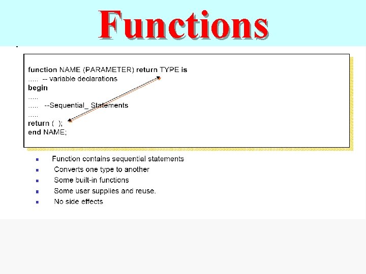 Functions 