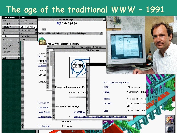 The age of the traditional WWW – 1991 v Strengths from the beginning Ø