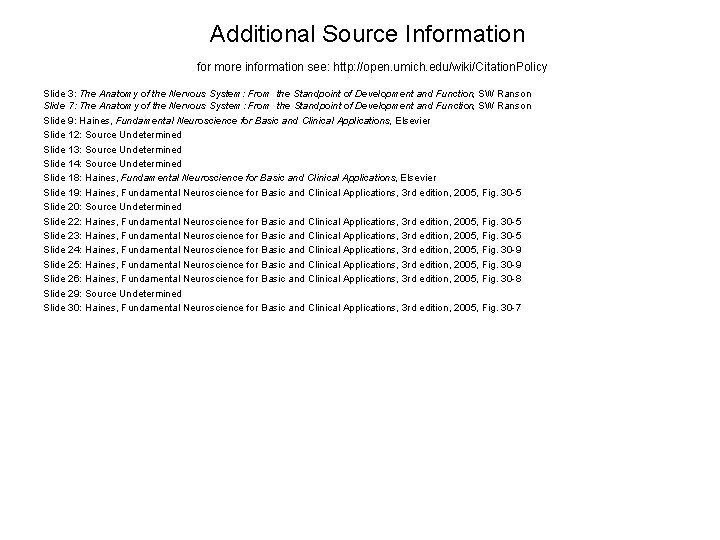  Additional Source Information for more information see: http: //open. umich. edu/wiki/Citation. Policy Slide