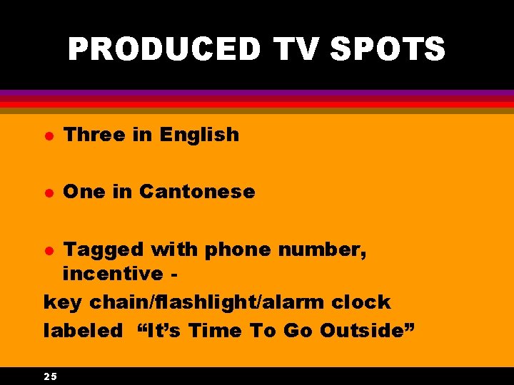 PRODUCED TV SPOTS l Three in English l One in Cantonese Tagged with phone