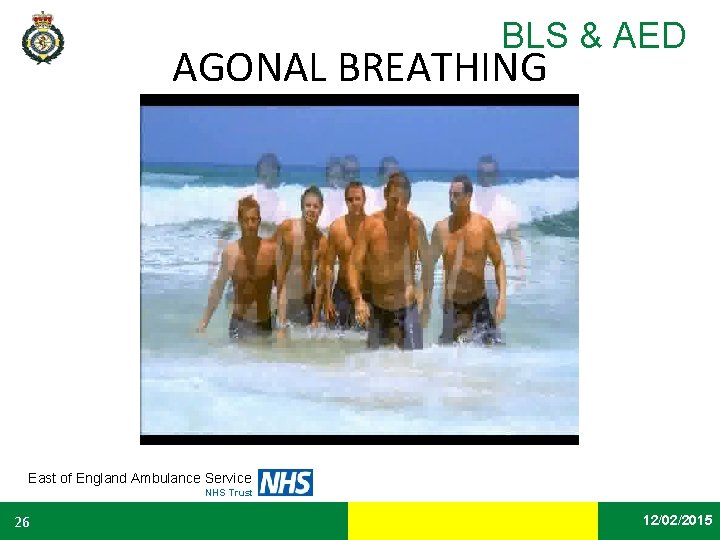 BLS & AED AGONAL BREATHING East of England Ambulance Service NHS Trust 26 Date