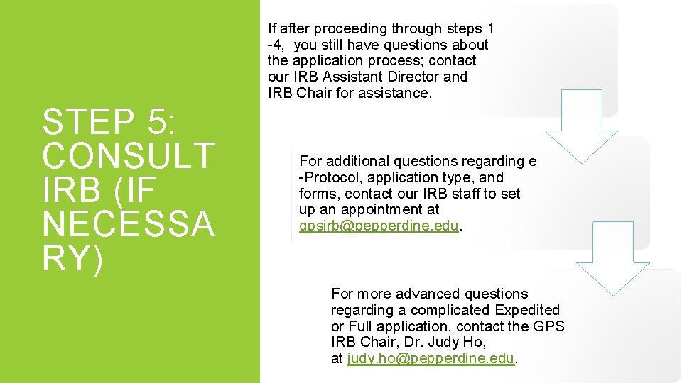 If after proceeding through steps 1 -4, you still have questions about the application