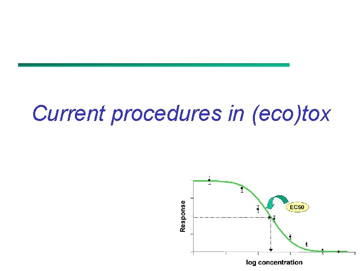 Current procedures in (eco)tox 