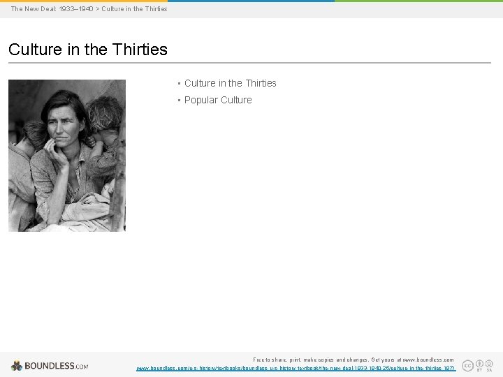 The New Deal: 1933– 1940 > Culture in the Thirties • Popular Culture Free