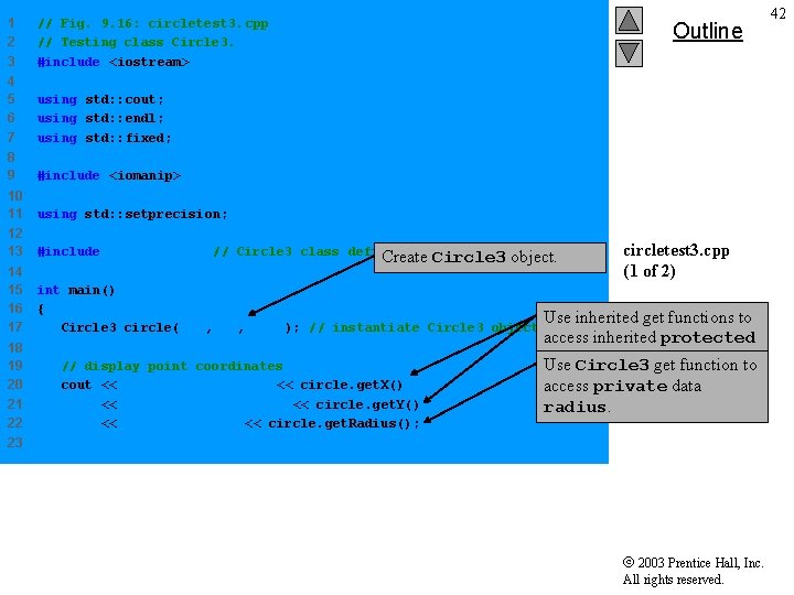 1 2 3 // Fig. 9. 16: circletest 3. cpp // Testing class Circle 1 2 3 // Fig. 9. 16: circletest 3. cpp // Testing class Circle