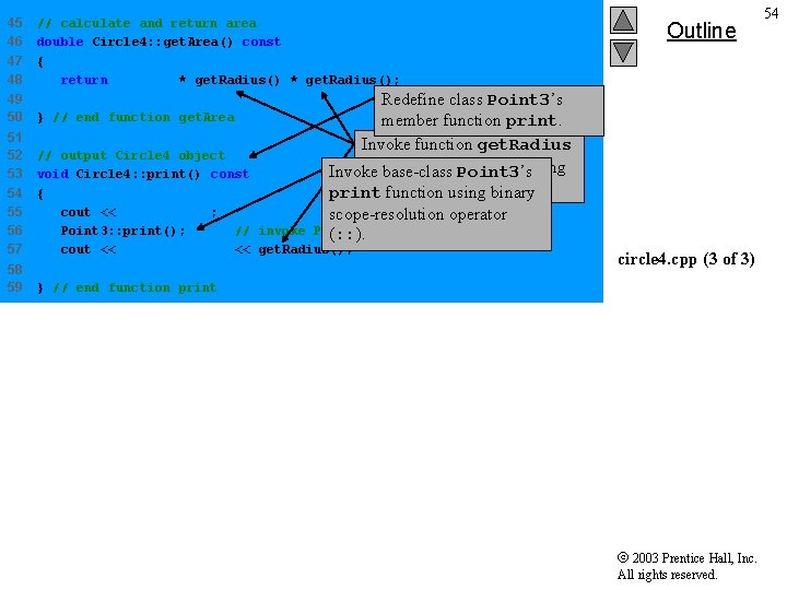 45 46 47 48 // calculate and return area double Circle 4: : get. 45 46 47 48 // calculate and return area double Circle 4: : get.