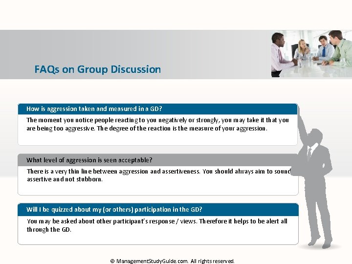 FAQs on Group Discussion How is aggression taken and measured in a GD? The