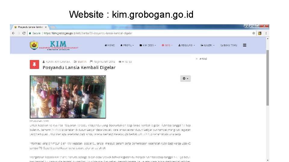 Website : kim. grobogan. go. id 