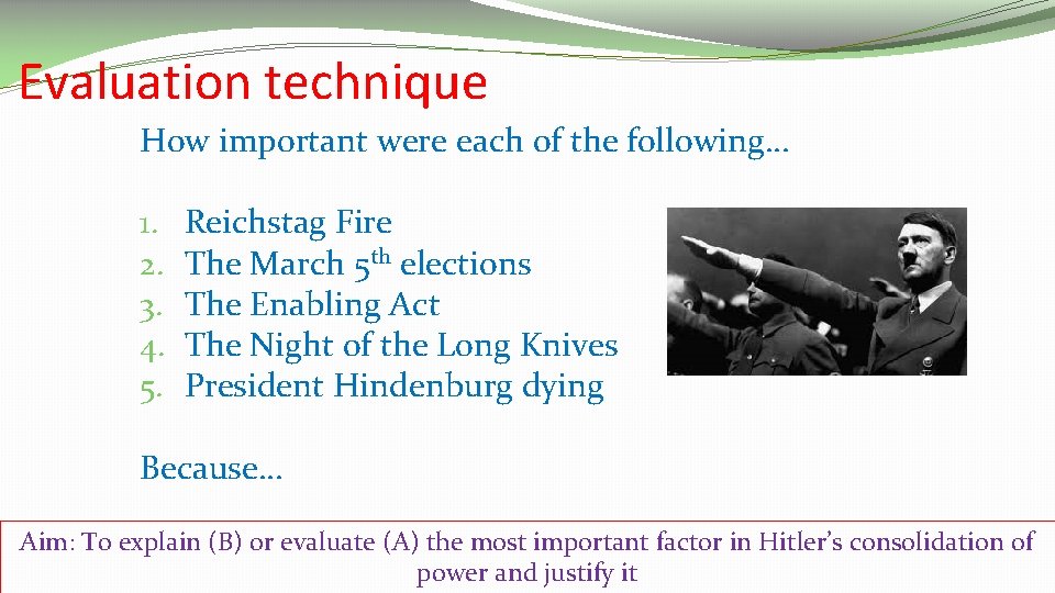 Starter Hitlers consolidation of power http www bbc