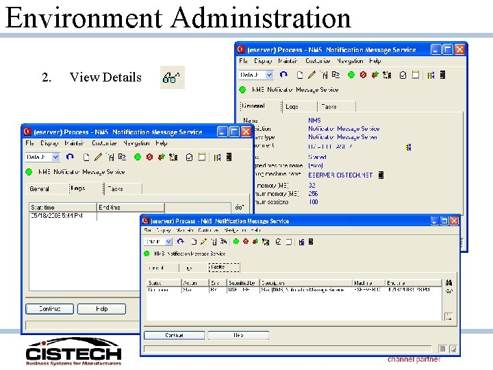 Environment Administration 2. View Details 11 