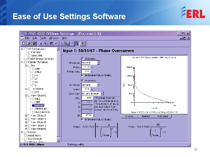 Ease of Use Settings Software 30 