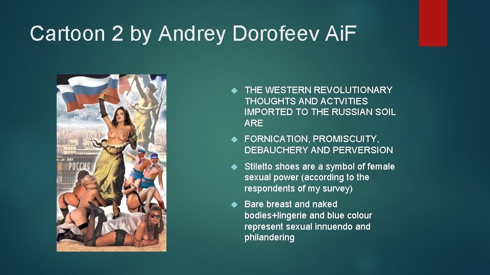 Cartoon 2 by Andrey Dorofeev Ai. F THE WESTERN REVOLUTIONARY THOUGHTS AND ACTVITIES IMPORTED