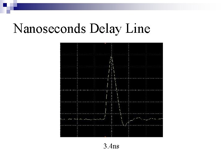 Nanoseconds Delay Line 3. 4 ns 