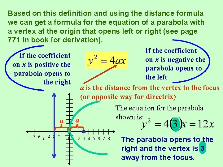 Based on this definition and using the distance formula we can get a formula