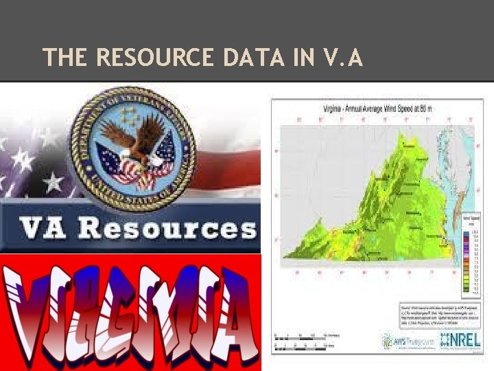THE RESOURCE DATA IN V. A 