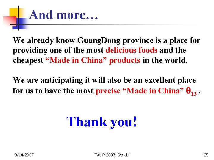 And more… We already know Guang. Dong province is a place for providing one