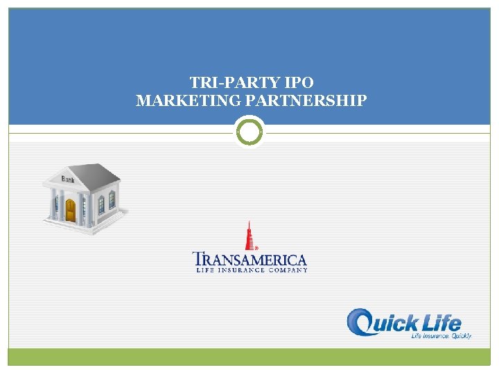 TRI-PARTY IPO MARKETING PARTNERSHIP 
