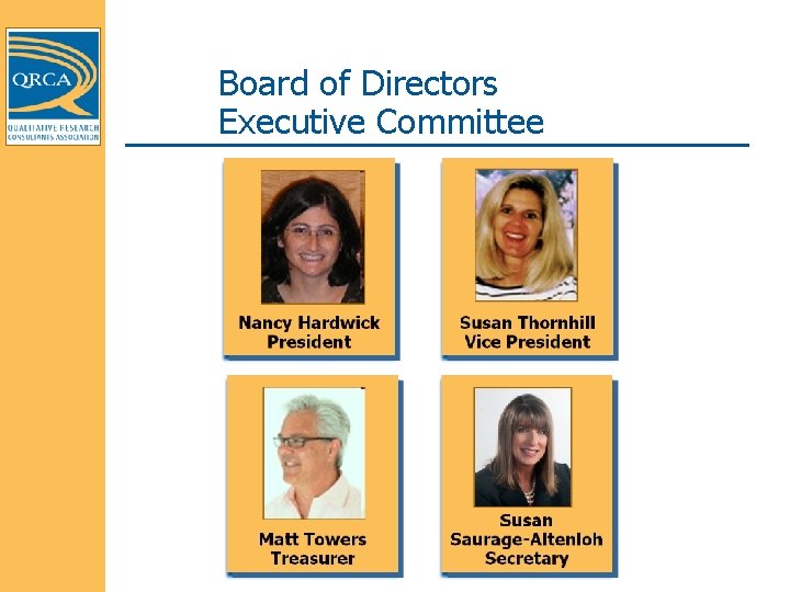 Board of Directors Executive Committee 