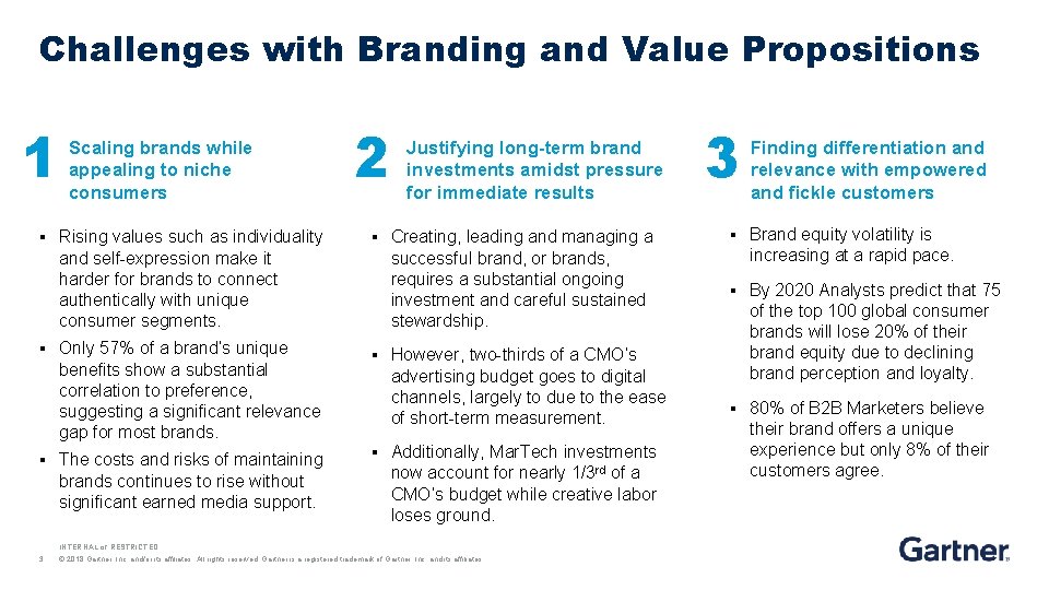 Challenges with Branding and Value Propositions 1 Scaling brands while appealing to niche consumers
