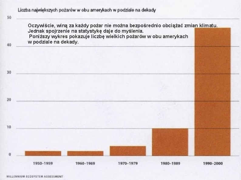 Oczywiście, winą za każdy pożar nie można bezpośrednio obciążać zmian klimatu. Jednak spojrzenie na