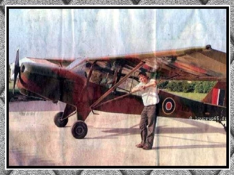 Le 14 Juillet 1947, un petit avion Auster, s' écrase à 2 km du