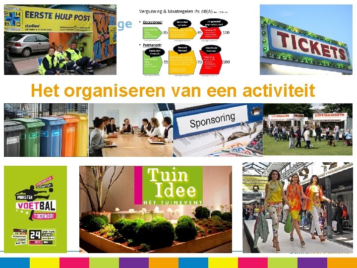 Het organiseren van een activiteit 