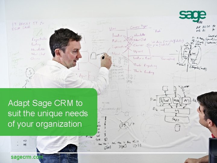 Adapt Sage CRM to suit the unique needs of your organization sagecrm. com 