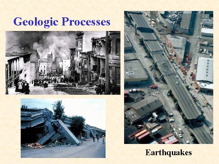 Geologic Processes Earthquakes 