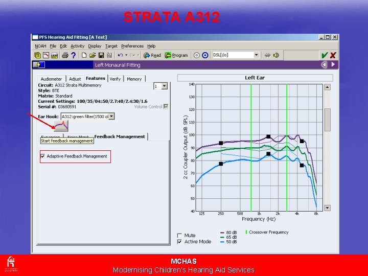 STRATA A 312 MCHAS Modernising Children’s Hearing Aid Services 