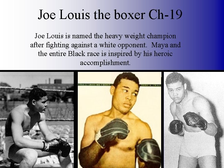 Joe Louis the boxer Ch-19 Joe Louis is named the heavy weight champion after