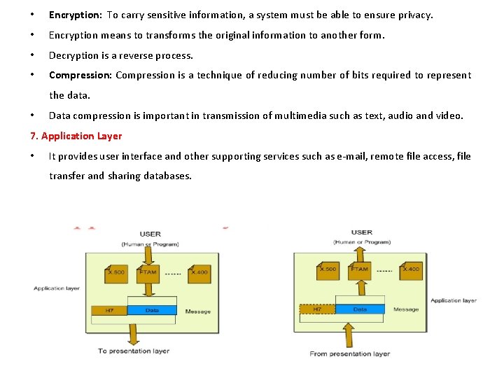  • Encryption: To carry sensitive information, a system must be able to ensure