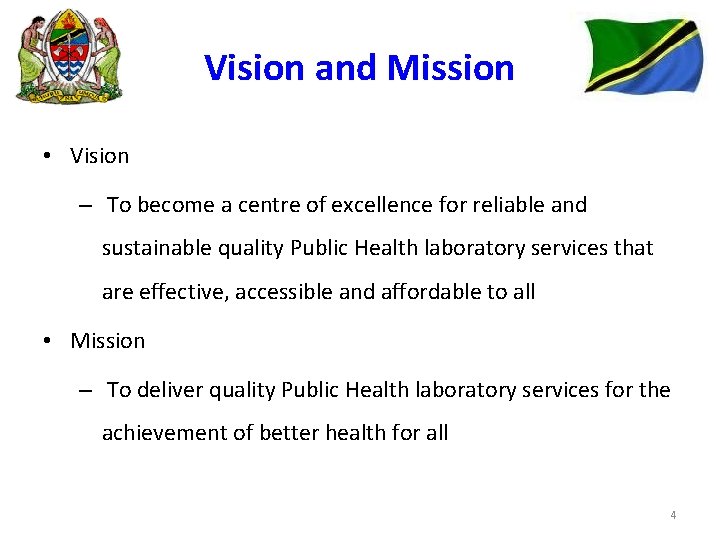 Vision and Mission • Vision – To become a centre of excellence for reliable