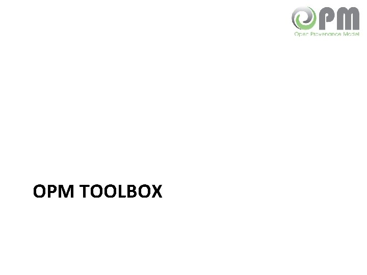 OPM TOOLBOX 