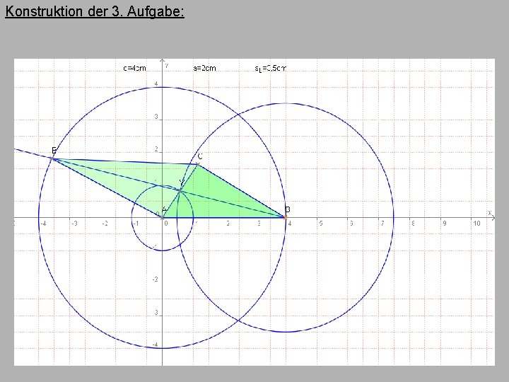 Konstruktion der 3. Aufgabe: 