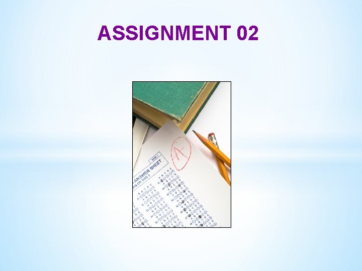 ASSIGNMENT 02 