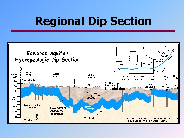 Regional Dip Section 