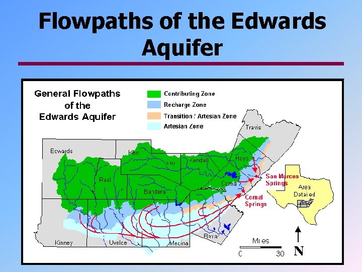 Flowpaths of the Edwards Aquifer 