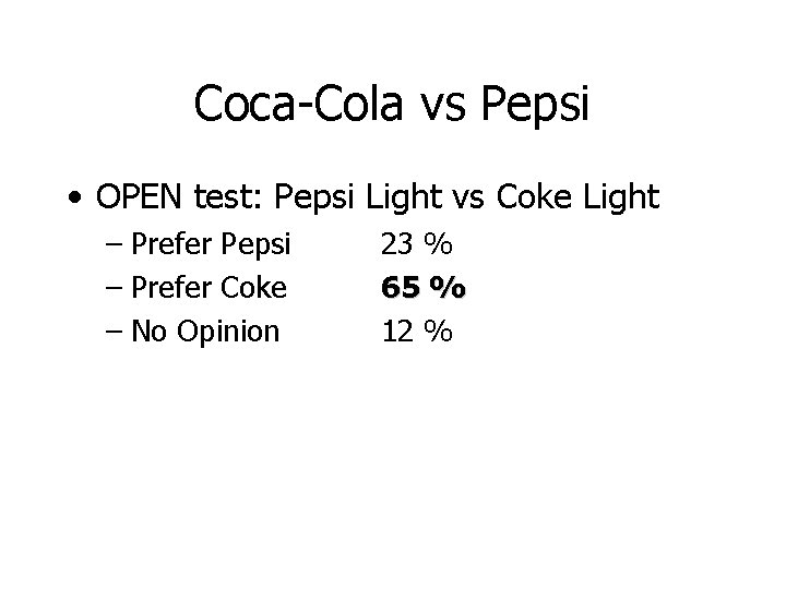 Coca-Cola vs Pepsi • OPEN test: Pepsi Light vs Coke Light – Prefer Pepsi